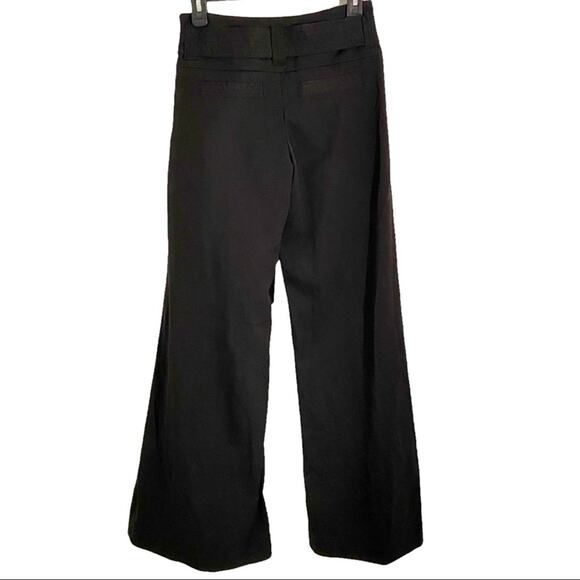 American Rag Juniors Size 1 CIE Black Wide Leg Pants With Removable Belt - Picture 3 of 13